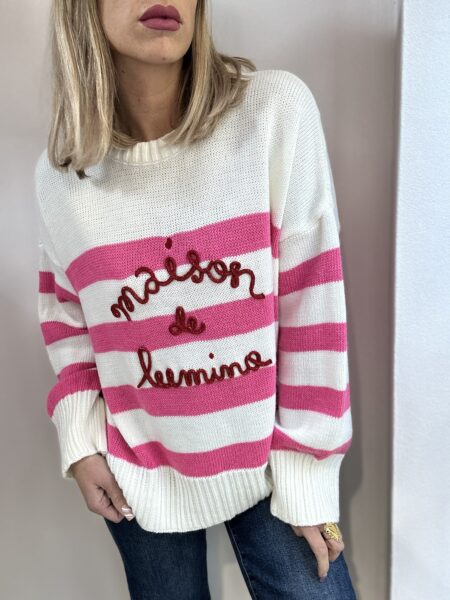 Maglione Lumina rosa