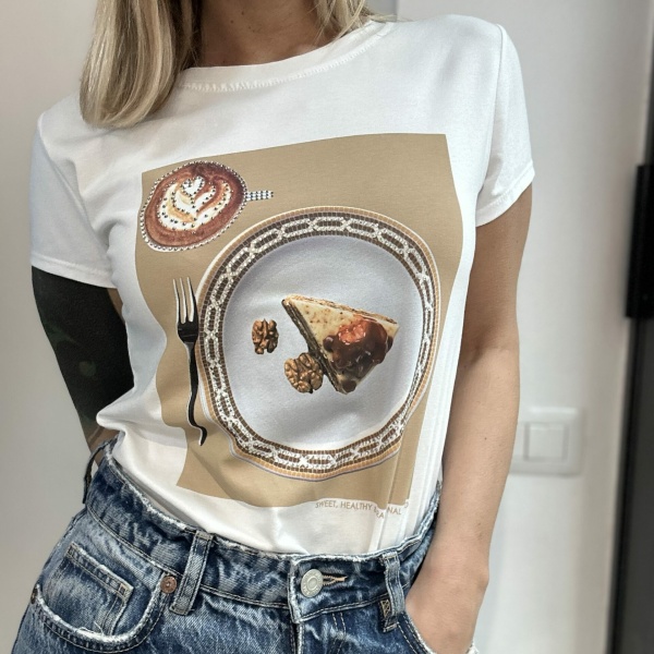 T-shirt BREAKFAST BROWN
