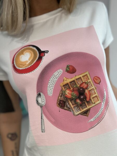 T-shirt BREAKFAST PINK