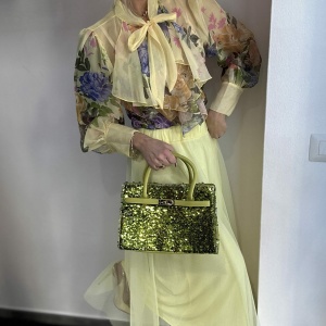 Completo tulle giallo