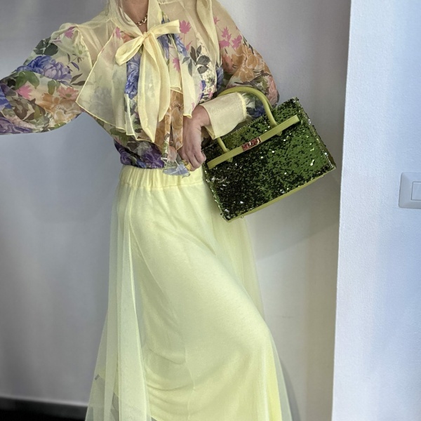 Completo tulle giallo - immagine 5