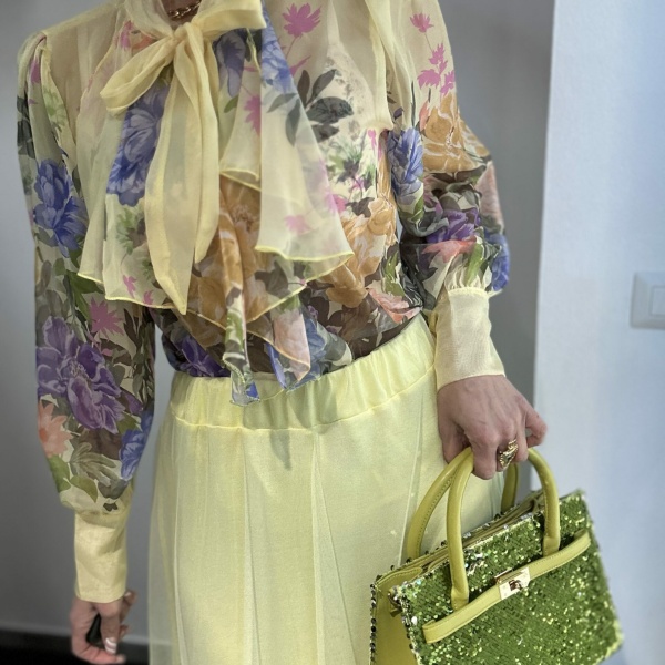 Completo tulle giallo - immagine 4