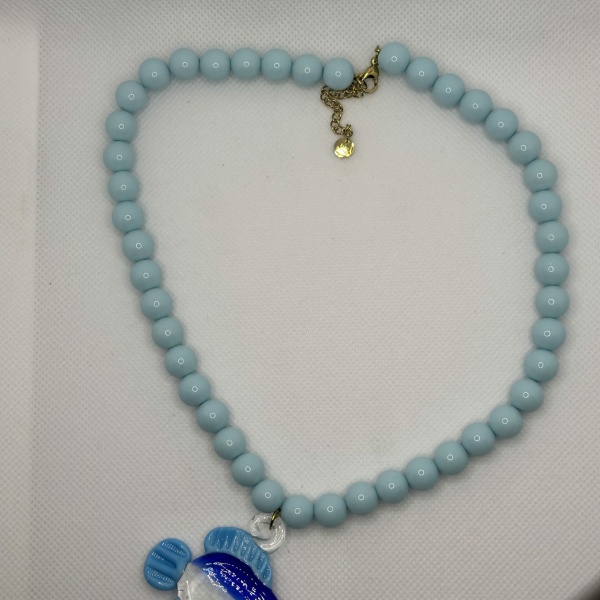 Collana pesciolino azzurro - immagine 4