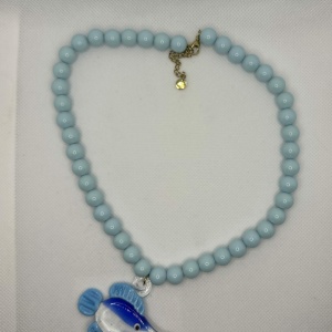 Collana pesciolino azzurro