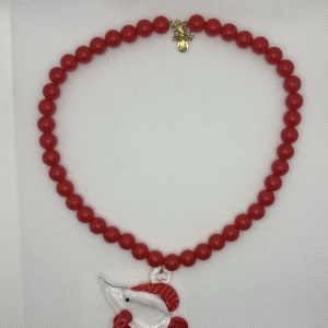 Collana pesciolino rosso