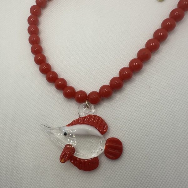 Collana pesciolino rosso - immagine 4