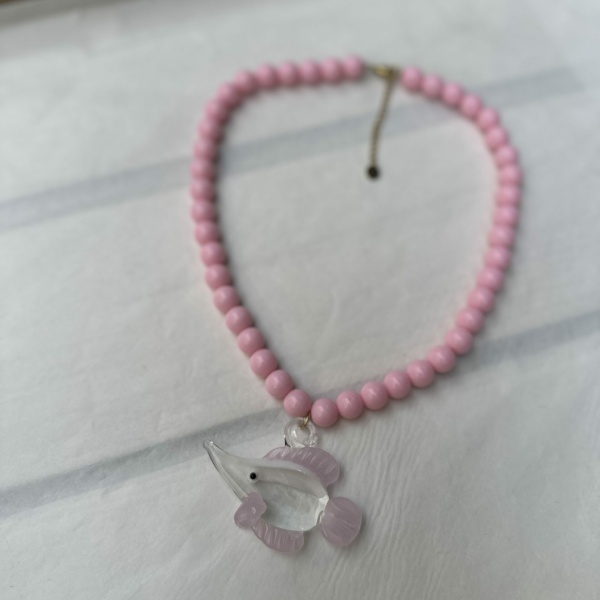 Colla pesciolino rosa - immagine 3
