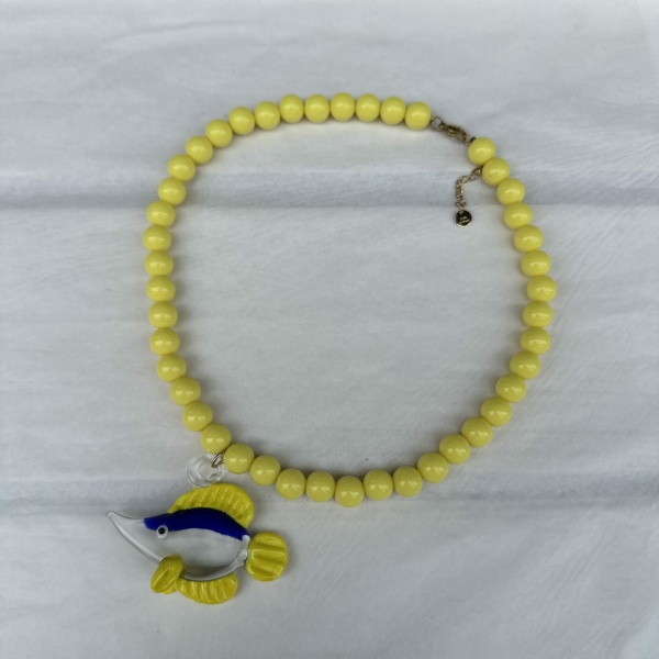 Collana pesciolino giallo - immagine 2