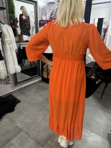Vestito arancione - immagine 2