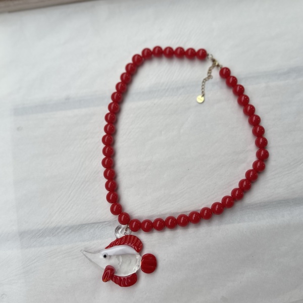 Collana pesciolino rosso - immagine 3