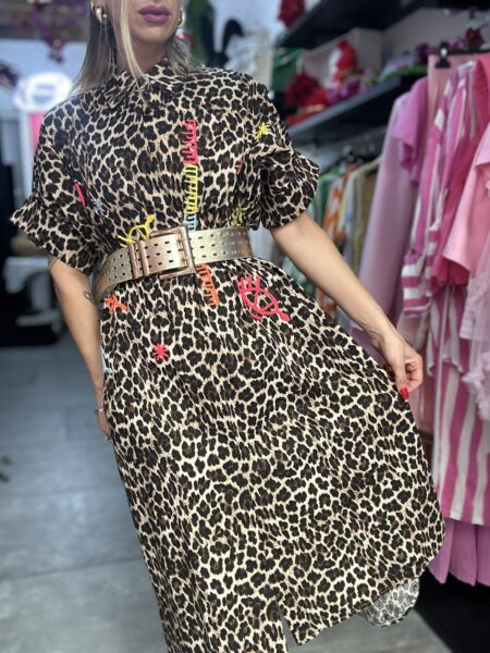 Maxi camicione/ vestito Leopardato - immagine 7