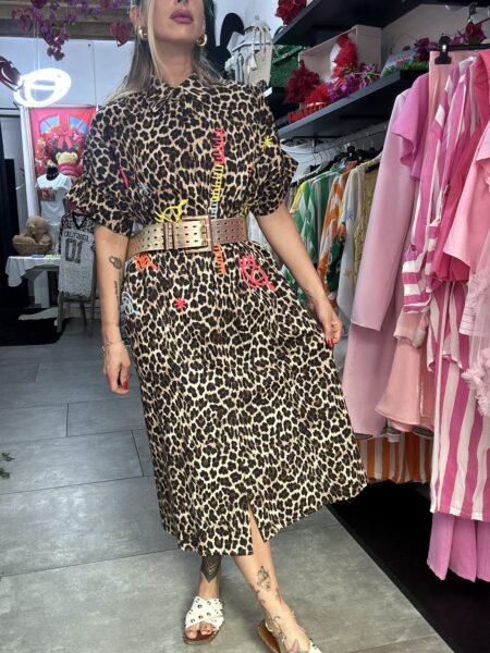 Maxi camicione/ vestito Leopardato - immagine 5