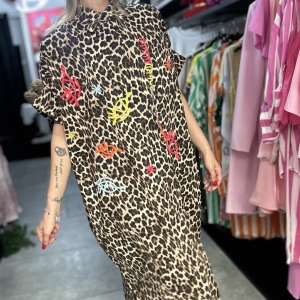 Maxi camicione/ vestito Leopardato
