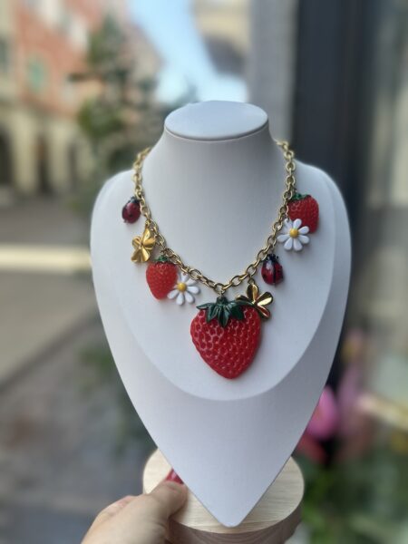 Collana fragola - immagine 6