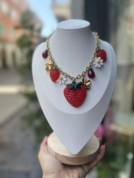 Collana fragola - immagine 3
