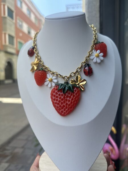 Collana fragola - immagine 2