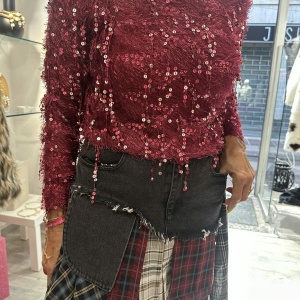 Pantaloncino effetto gonna