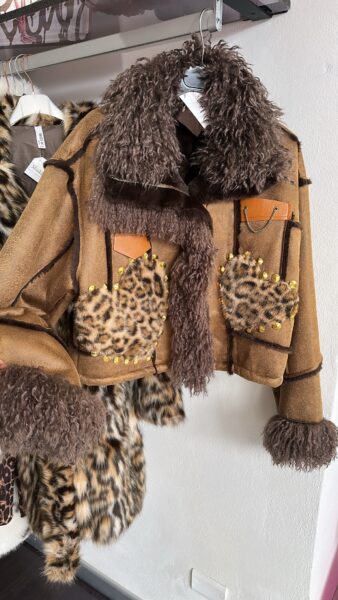 Eco montone cuore Leopardato - immagine 8