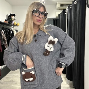 Maxi maglione
