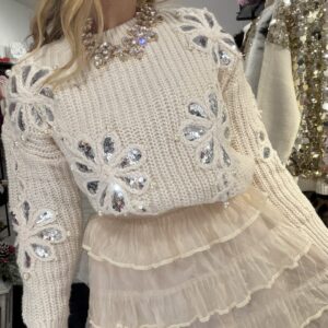 Maglione Caroline base crema