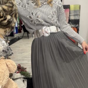 Maglione Caroline base grigia