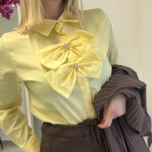 Camicia Fiocco giallo