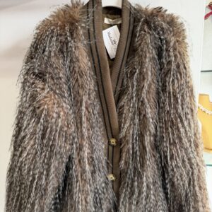 Cardigan Bomber in Ecopelliccia "Glam”